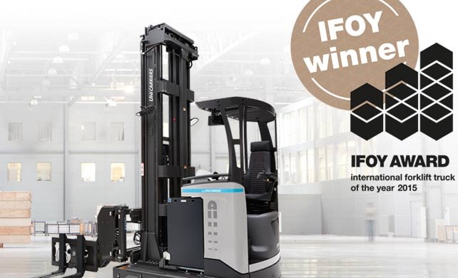 Schubmaststapler von UNICARRIERS bei ESS